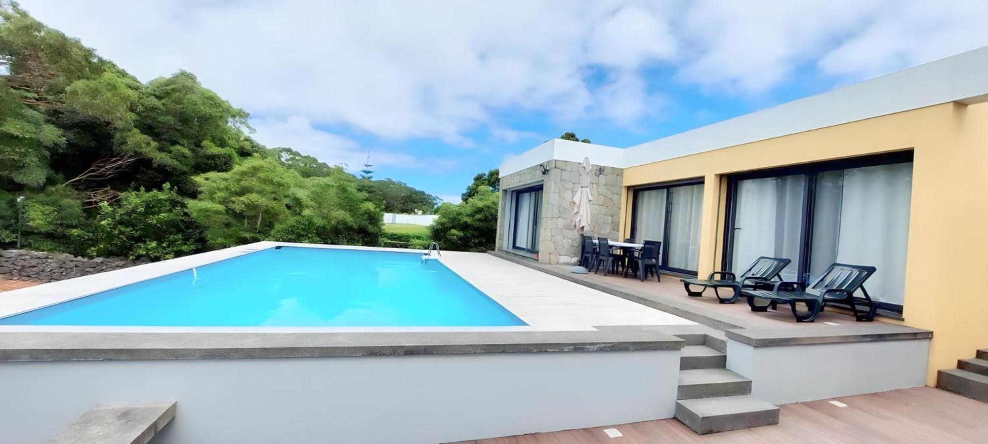 Casa Azul Terceira Island Azores Fonte do Bustardo Luaran gambar